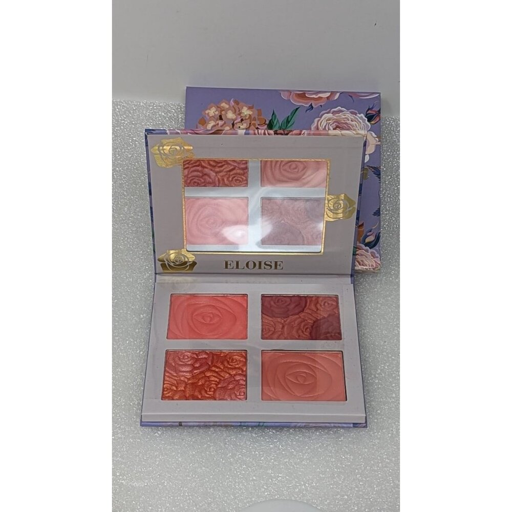 Eloise Secret Garden 3D Blush N Glow Palette 4 Shades For A Petal-Perfect Glow